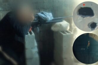 Adegan operasi penembak jitu di lingkungan Tal Al-Hawa.
