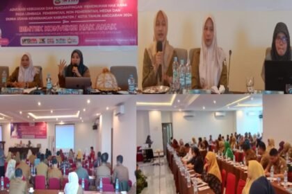 Dinas Pemberdayaan Perempuan dan Perlindungan Anak (DP3A) Kota Makassar telah menggelar Bimbingan Teknis (Bimtek) tentang Konvensi Hak Anak di salahsatu hotel Makassar, Senin (19/2/2024).