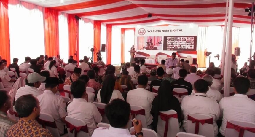 Peresmian Warung NKRI Digital pada Rabu, (7/2/2024) di Desa Kahuman, Kabupaten Klaten, Jawa Tengah.
