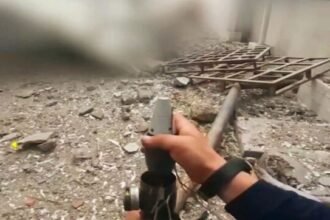 Menembus dinding kekuatan dan mengincar musuh di Gaza Barat, (13/2/2024). (qassammedia/ho)