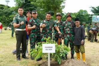 Reboisasi Massal yang diselenggarakan bersama Pangkostrad dalam rangka memperingati HUT Kostrad yang ke-63.