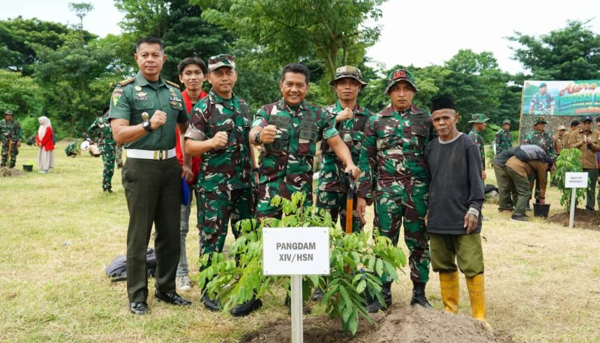 Reboisasi Massal yang diselenggarakan bersama Pangkostrad dalam rangka memperingati HUT Kostrad yang ke-63.
