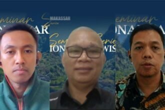 Tiga narasumber, Achlan Fahlevi Royanow, S.Tr.Par., M.B.A. (Dosen Politeknik Pariwisata Lombok), Daniel Adolf Ohyver, SE., M.Pd. (Dosen Politeknik Pariwisata Makassar), dan Ilham Junaid, M.Hum., Ph.D (Dosen Politeknik Pariwisata Makassar), membawakan materi menarik terkait event olahraga, pengelolaan homestay di desa wisata, dan tantangan pengembangan pariwisata bahari di Kepulauan Spermonde.