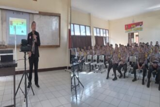 Polres Banyumas bekerja sama dengan Lembaga Diklat Polri menggelar pelatihan Citizen Journalism bagi anggota Bhabinkamtibmas.