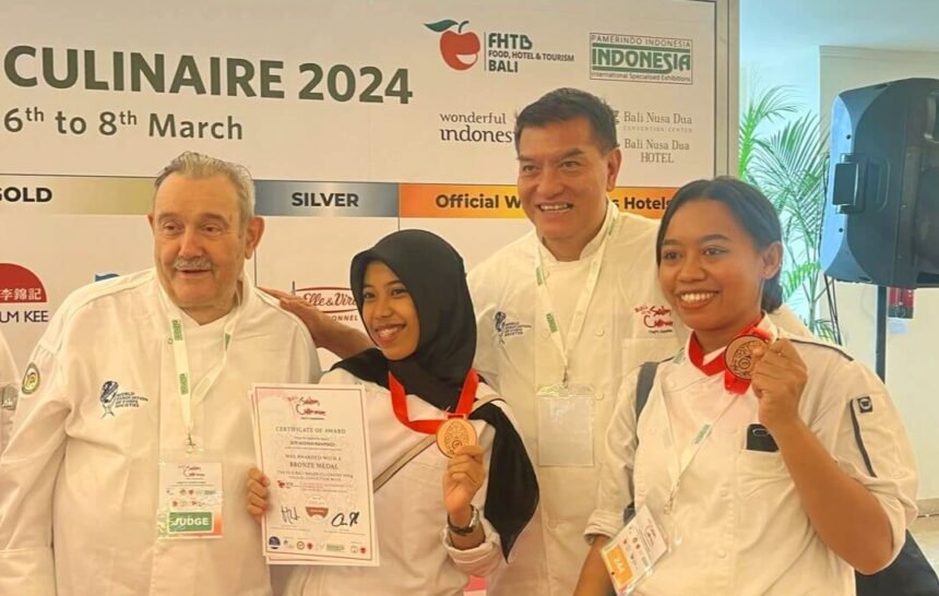 Mahasiswa Politeknik Pariwisata Makassar (Poltekpar) meraih kesuksesan gemilang dalam ajang Bali Salon Culinaire 2024.