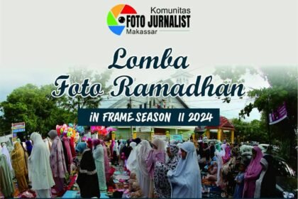 Komunitas Foto Jurnalis Makassar (KFJM) memeriahkan bulan suci Ramadan 2024 dengan menggelar lomba foto berskala nasional, dimulai dari 12 Maret hingga 18 April 2024.