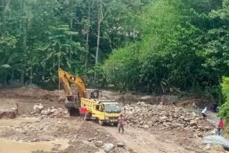 Proyek penanggulangan bencana alam senilai milyaran rupiah di Kelurahan Lewaja, Enrekang.