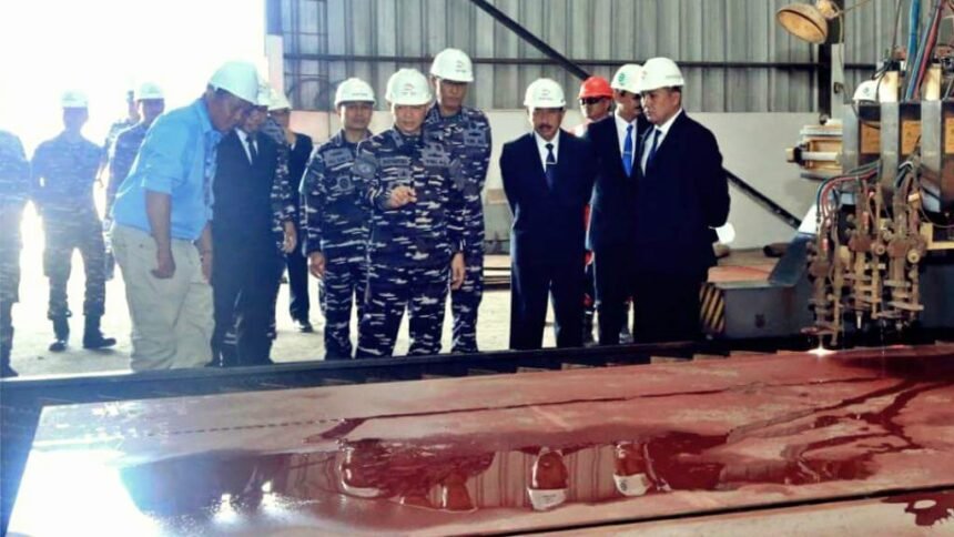 TNI AL tetap fokus pada program Peningkatan Penggunaan Produksi Dalam Negeri (P3DN), sebagai bagian dari upaya untuk memodernisasi alutsista, (22/3/2024). (Dispen AL/HO)