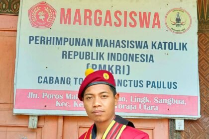 Ketua Presidium PMKRI Cabang Toraja, Demianus.