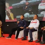 Direktur Media Online Guetilang Heintje Mandagie, menjadi salah satu pembicara pada program sosialisasi yang digelar BP2MI bersama Pemerintah Kabupaten Indramayu melalui Desa Widasari dan Cybers Job, (27/3/2024).
