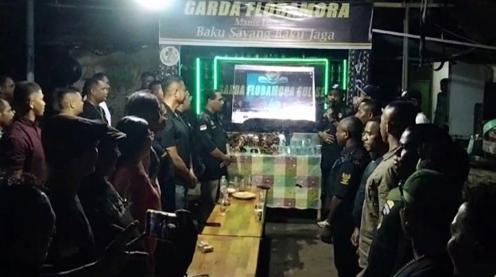 Garda Flobamora Sulsel, dengan semangat slogannya: Manis dan Bae Baku Sayang Baku Jaga.