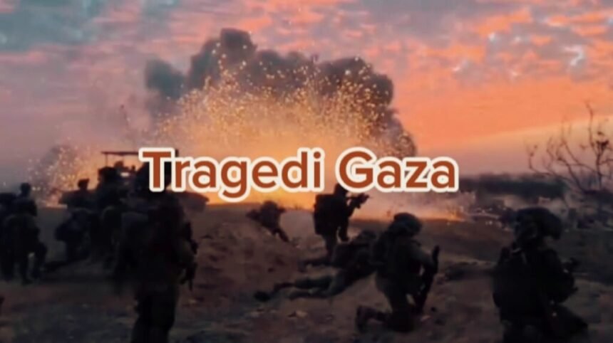 Serangan pasukan Israel di Gaza. (softwarnews/ho)