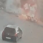 Pendudukan membom kendaraan di Jenin, Maret 2024. (qudsnews/ho)