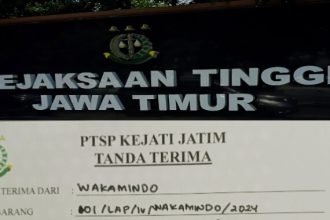 Ketua Lembaga Pers Wakomindo (Wartawan Kompetensi Indonesia), telah melakukan laporan pengaduan ke Kejaksaan Tinggi Jawa Timur (Kejati Jatim) terkait dugaan penyelewengan dana Corporate Social Responsibility (CSR) Kementerian BUMN yang dihibahkan ke Persatuan Wartawan Indonesia (PWI) Pusat, Senin (29/4/2024).