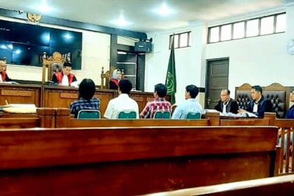Empat senior Mapala diperiksa di Pengadilan Negeri Maros, saksi mengakui masih berikan hukuman kepada korban dalam kondisi sudah drop, (3/4/2024).