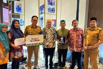 Acara penutupan Kompetisi Losari (Lomba Kelola Sampah Lestari) yang diadakan di The Rinra Hotel pada Selasa lalu (19/3/2024).