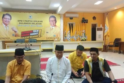 Sejumlah pengurus Partai Golkar Sulsel membahas calon kepala daerah (Cakada) untuk kabupaten kota di Sulsel.