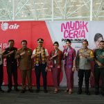 Pangdam XIV/Hsn dan Forkopimda Sulsel saksikan peresmian penerbangan perdana Lion Air rute Makassar – Banjarmasin di Bandara Sultan Hasanuddin.