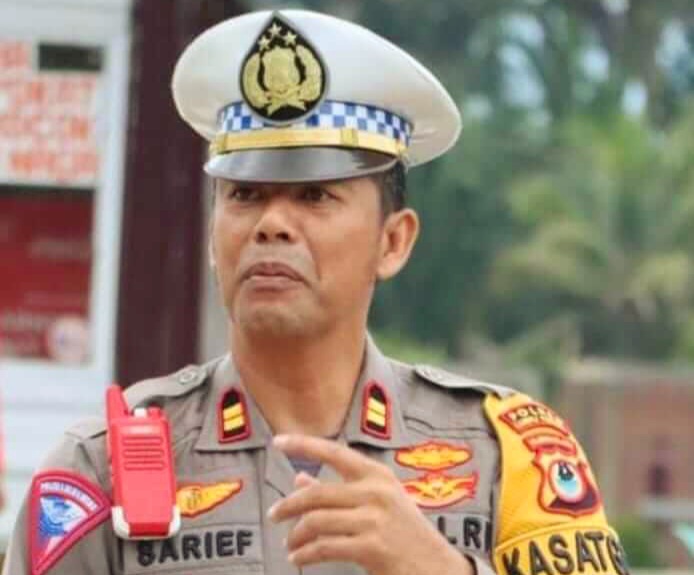 Kasat Lantas Polres Pelabuhan Makassar, AKP Sarifuddin.