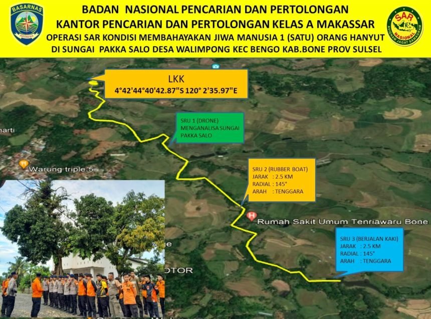 (Dok. Basarnas Kelas A Makassar/ HO)
