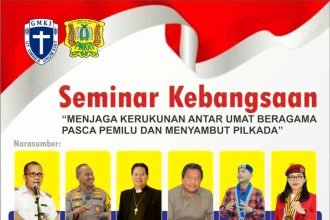 PMKRI Cabang Makassar dan BPC GMKI Makassar menggelar Seminar Nasional Kebangsaan, Sabtu dan Minggu, 20-21 April 2024, di Villa Wisata Kamber Galesong.