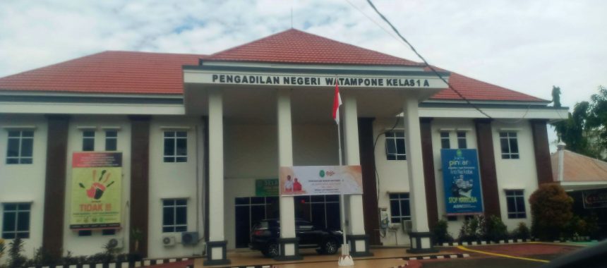 Pengadilan Negeri di Bone, Sulawesi Selatan.