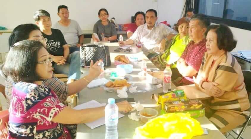 Persiapan reuni akbar alumni SMA Katolik Rajawali (SMAKARA), (26/4/2024). (JW)
