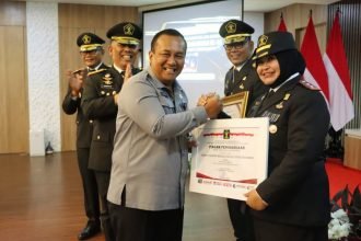 Rutan Kelas I Pondok Bambu meraih dua penghargaan dalam HBP ke-60, (29/4/2024).