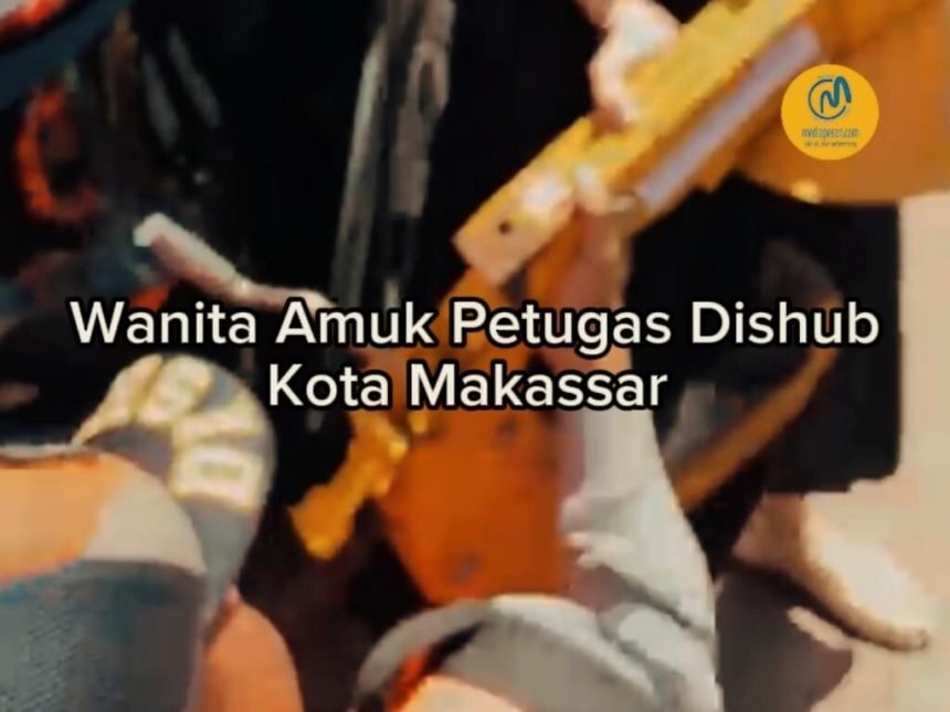 Perselisihan antara petugas dan pemilik kendaraan di Jalan, (23/4/2024). (tim/pl)