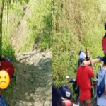 Seorang ibu hamil harus melahirkan di jalan setelah terjebak dalam situasi sulit yang disebabkan oleh longsor di Kecamatan Simbuang, Kabupaten Tana Toraja, Sulawesi Selatan, Mei 2024.