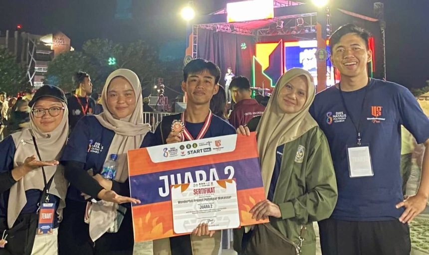 Mahasiswa Poltekpar Makassar raih juara pada ajang Wonder Preneur Fest 2024.