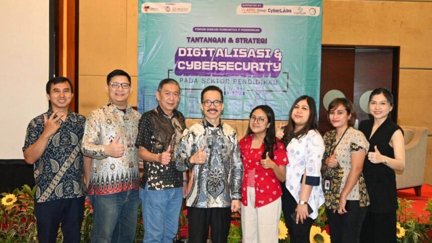 APTIKNAS dan Yorindo Communication sukses menggelar Seminar Digitalisasi dan Cybersecurity di Sektor Pendidikan, Rabu (22/5/2024) di Hotel SwissBell Serpong, Kota Tangerang, Provinsi Banten.
