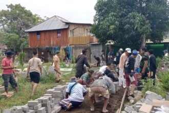 Toleransi suku dan agama dalam kegiatan sosial di Paropo Kecamatan Panakkukang, (25/5/2024).