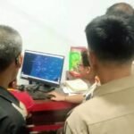 Tim TIK Mabes Polri dan Vendor Motorola uji fungsi HT LEX 11 di Polres Gowa, 28 Mei 2024. (tim)