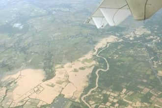 Visualisasi dampak banjir di Kabupaten Luwu, (3/5/2024). (Tim Krisis PKM dan EMT/Disaster Kabupaten Luwu/ho)
