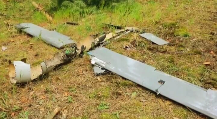 Drone serang Warmate buatan Polandia jatuh tertembak.