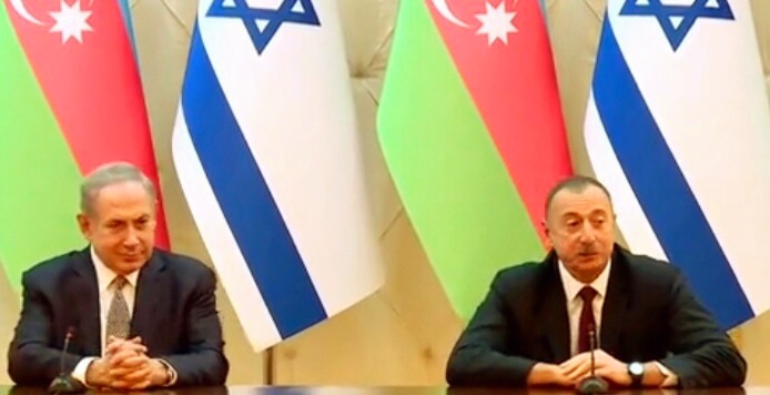 Dalam pertemuan Presiden Ilham Aliyev dengan Perdana Menteri Israel Benjamin Netanyahu, mengembangkan hubungan bilateral antar negara-negara tersebut. (@saudbinmalikk/palestinepost/ho)