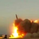 Peluncuran rudal balistik hipersonik terbaru Iran (2024): Rudal Fattah. (tasnimnews/ho/mediapesan)