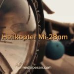 Helikopter Mi-28nm dari Penerbangan Angkatan Darat Rusia, Jumat (3/5/2024). (military wave/ho)