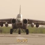 Pesawat serang Su-25 dari Pasukan Dirgantara Rusia, (4/5/2024). (military wave/ho)