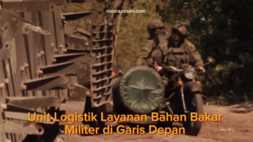 Pekerjaan spesialis layanan bahan bakar dalam militer, Mei 2024. (mw/ho)