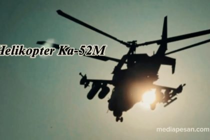 Helikopter Ka-52M dalam sebuah operasi militer di zona pertahanan udara, Mei 2024. (Ist.)