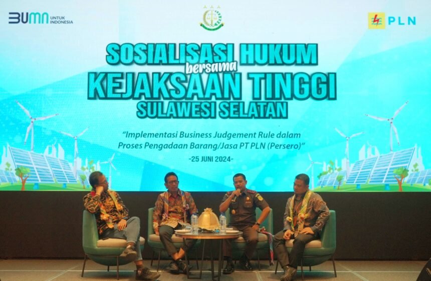 Kajati Sulsel Sosialisasikan Hukum, Selasa (25/6/2024).