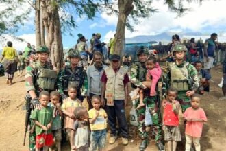 Kp Jenggernok, Distrik Gome, Kabupaten Puncak, Minggu (2/06/2024).