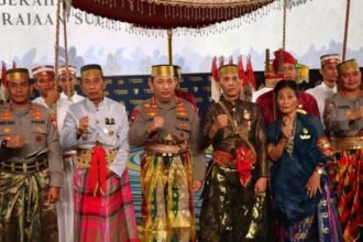 Penganugerahan gelar adat kepada Kapolri, Jenderal Polisi Drs. Listyo Sigit Prabowo, M.Si., 5 Juni 2024.