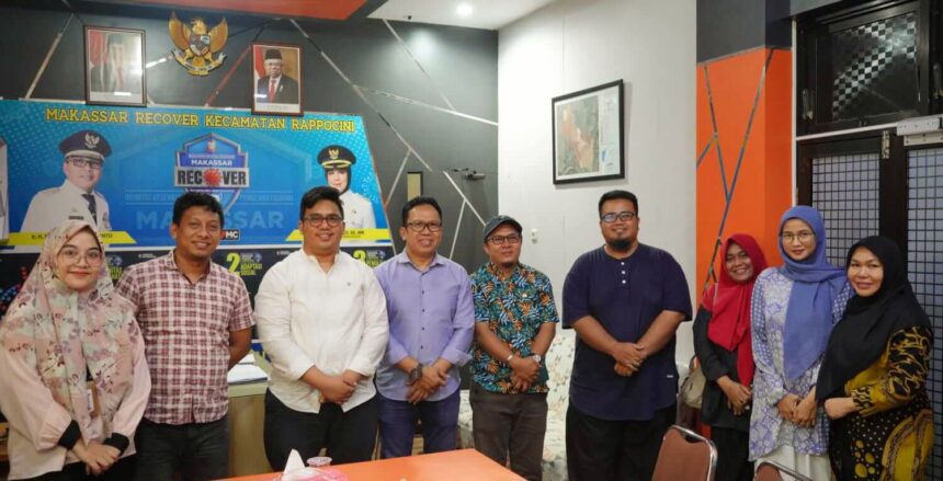 Kunjungan KPU Kota Makassar ke Kantor Kecamatan Rappocini, (7/6/2024).