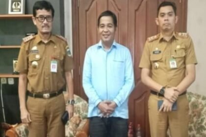 Ketua PJI Sulsel Akbar Hasan menggelar audiensi dengan Sekda Kabupaten Pinrang, (10/6/2024).