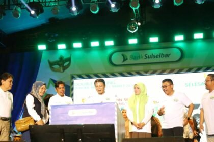 Kegiatan undian yang diselenggarakan oleh Bank Sulselbar.