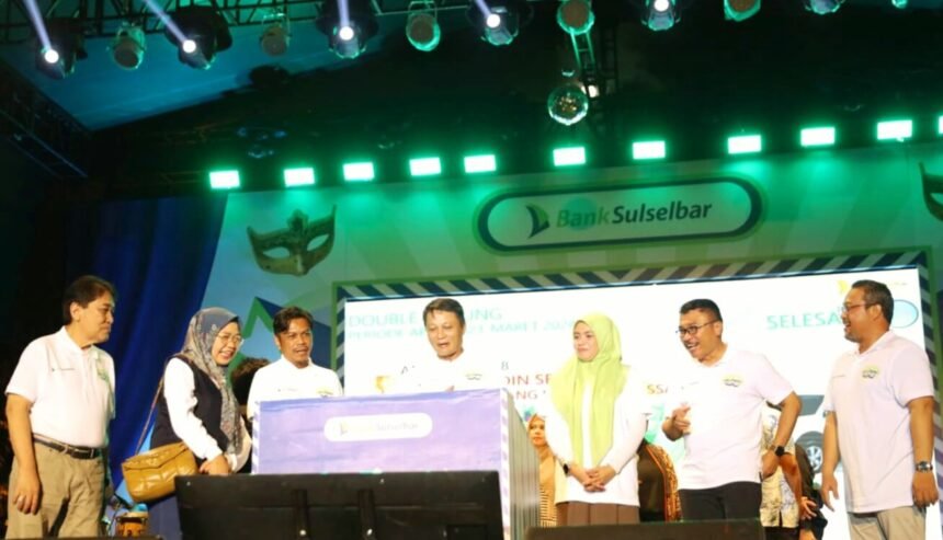 Kegiatan undian yang diselenggarakan oleh Bank Sulselbar.