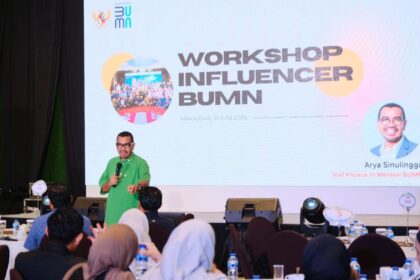 Erick Thohir tingkatkan kapabilitas digital influencer BUMN, Makassar jadi lokasi workshop ke-6, Juni 2024. (sp/ho)